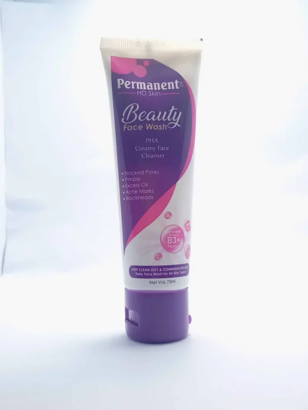Permanent Face Wash