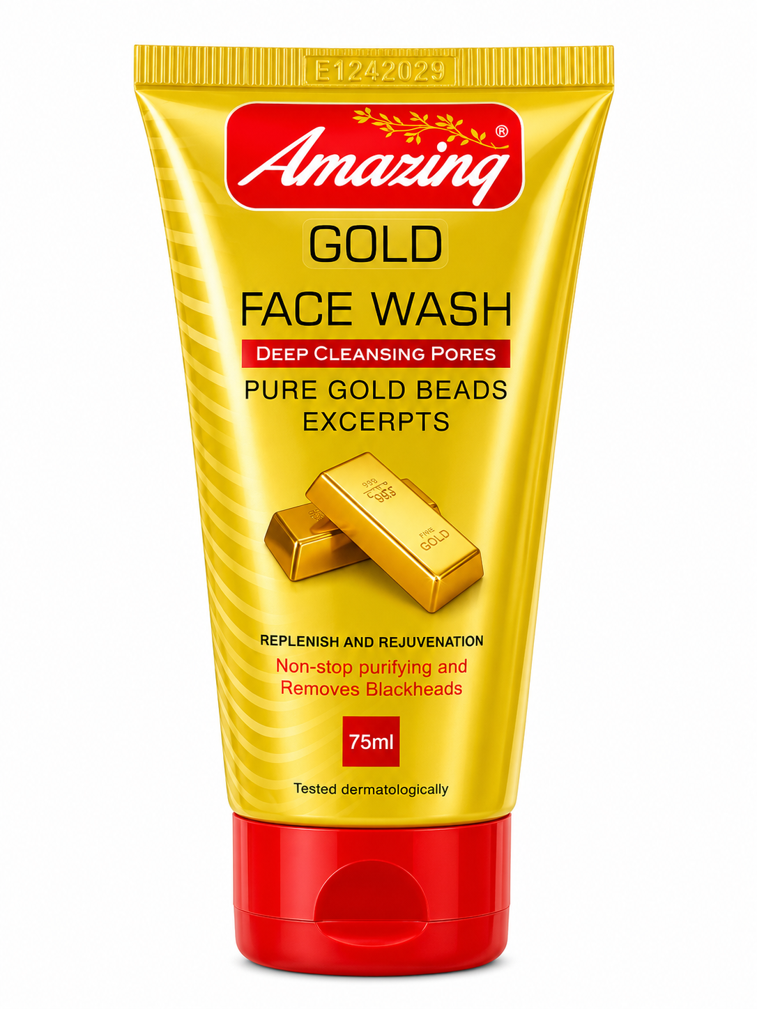 Amazing Gold Face Wash – Deep Cleansing with Pure Gold Beads Extracts