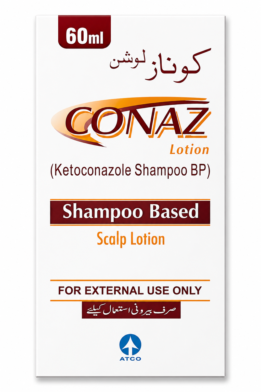 Conaz Lotion (Ketoconazole Shampoo BP) – Advanced Scalp Care & Dandruff Control Formula