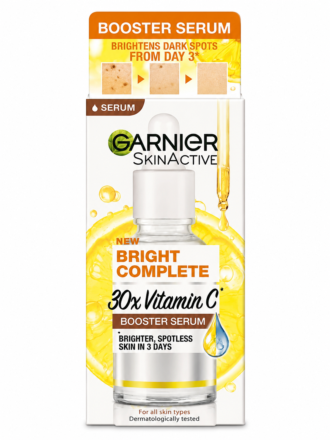 Garnier Bright Complete Vitamin C Booster Serum – Brighter Skin in Every Drop
