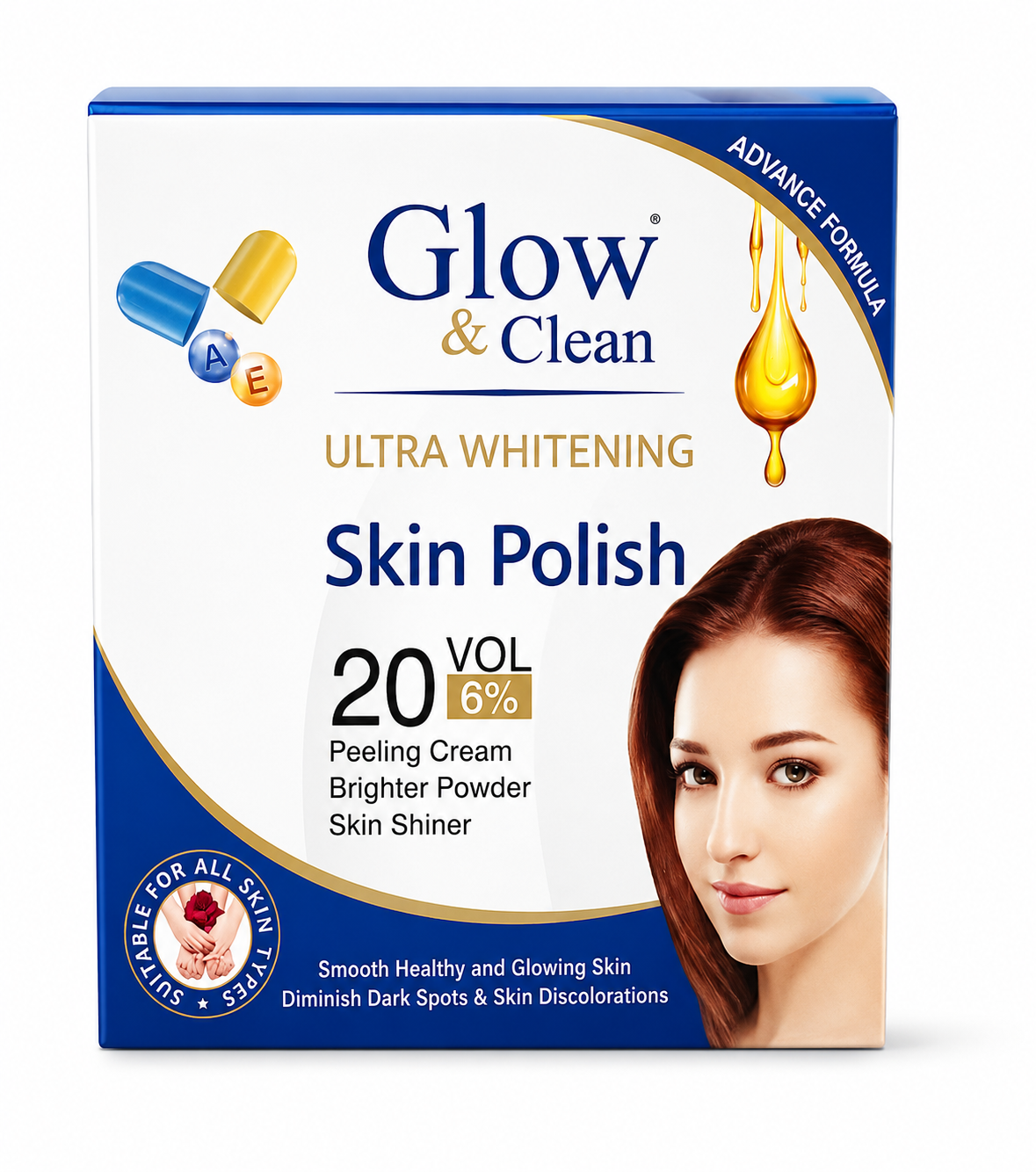 Glow & Clean Skin Polish – Ultra Whitening & Brightening Formula