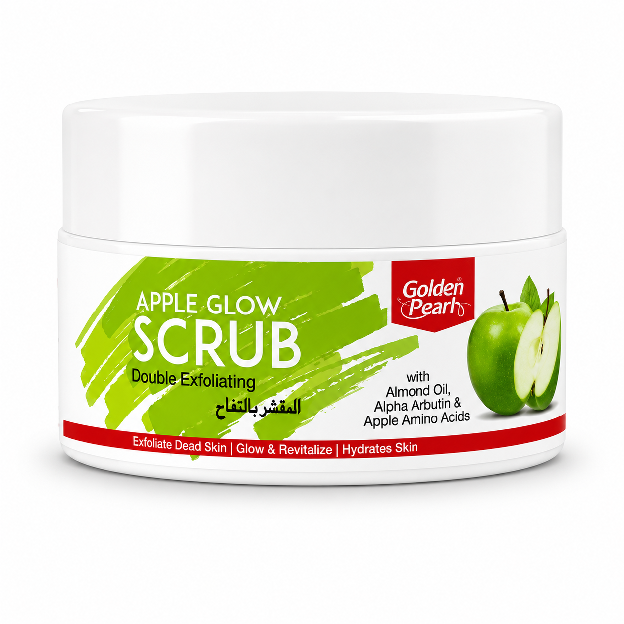 Golden Pearls Apple Glow Scrub – Exfoliate, Refresh & Reveal Your Natural Glow